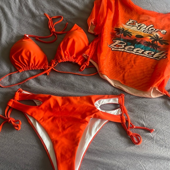Submerge Swimwear 3 piece bikini XL - Picture 1 of 10